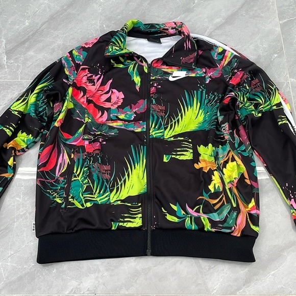 Nike Other - *Rare* Men’s Nike NSW Palm Tree All Over Print Track Jacket Miami Nights Large